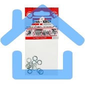 Шайба пружинная М6 цинк. DIN 127 (уп.12шт) пакет Tech-Krep 103048