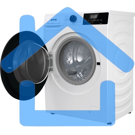 Стирально-сушильная машина Gorenje W1D2A164ADS (20010443) белый загр. фронтальная макс.: 10 кг 1400об/мин класс: А-25