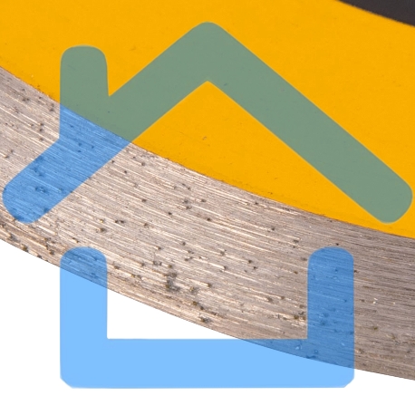 Диск алмазный отрезной 125 х 22,2 мм, сплошной, супертонкий, горячий пресс, мокрое резание Denzel-5