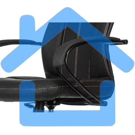 Кресло руководителя Бюрократ CH-608/ECO черный, искусственная кожа, крестовина пластик-5