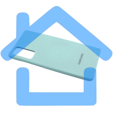 Задняя крышка для Samsung Galaxy S20FE G780F зеленая-2