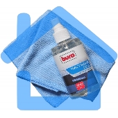 Чистящий набор (салфетки + гель) Buro BU-Glcd (салфетка и гель) для экранов ЖК мониторов блистер 200мл