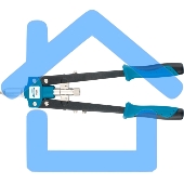 Заклепочник GROSS 40407двуручный 420мм двухкомпонентные рукоятки для заклепок 2.4-3.2-4.0-4.8