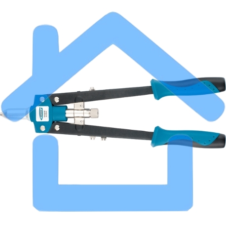 Заклепочник GROSS 40407двуручный 420мм двухкомпонентные рукоятки для заклепок 2.4-3.2-4.0-4.8