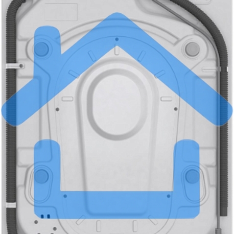 Стирально-сушильная машина Gorenje W1D2A164ADS (20010443) белый загр. фронтальная макс.: 10 кг 1400об/мин класс: А-8