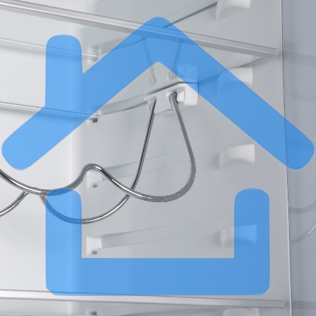 Встраиваемый холодильник HOMSair FB177NFFW Inverter-3