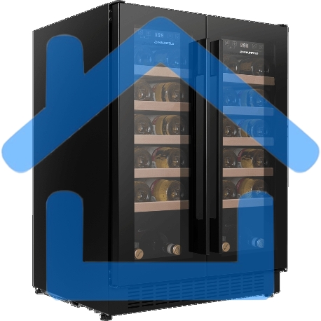 Винный шкаф встраиваемый Maunfeld MBWC-112S40-7