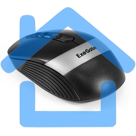 Мышь беспроводная ExeGate Professional Standard FG-10 черный, 1200 dpi, радиоканал, USB, кнопки - 4-2
