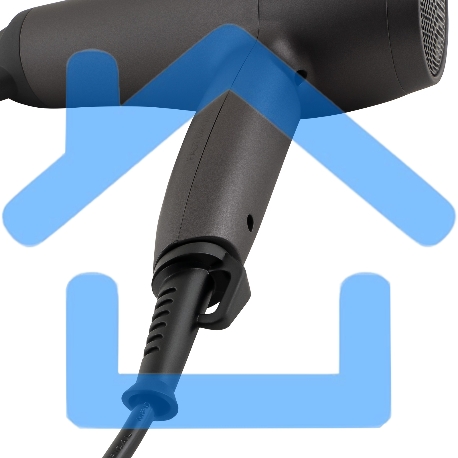 Фен для волос Galaxy Line GL 4341, коричневый, 2400 Вт, 2 скорости потока воздуха, 3 температурных режима, функция 