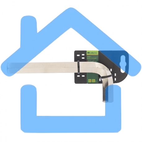 Ключ имбусовый СИБРТЕХ HEX, 20мм 45x, закаленный, никель 12351