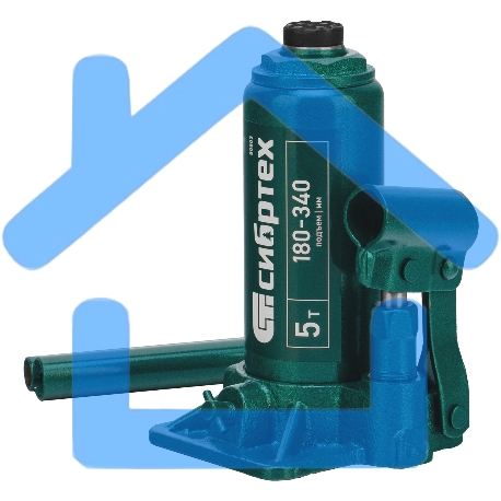 Домкрат гидравлический Сибртех бутылочный, 5т, 180-340мм-4