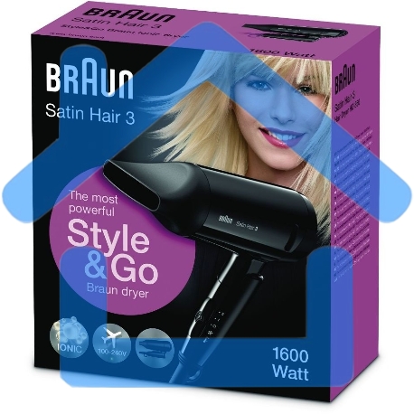 Фен Braun BRHD350E 1600Вт черный-8