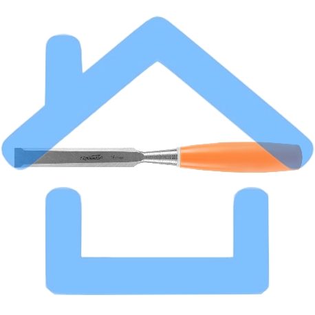 Стамеска Sparta 16 мм, плоская, пластиковая рукоятка 244175-3