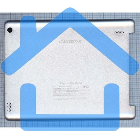 Задняя крышка для Digma iDs10 3G серебристая