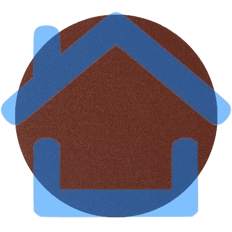 Круг абразивный на ворсовой подложке под 