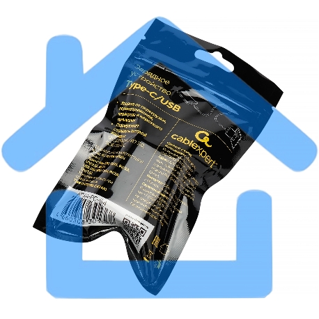 Зарядное устройство Cablexpert MP3A-PC-64, 30Вт GaN, 3А, QC4.0/PD, 1xUSB, 1xType-C, черный, пакет