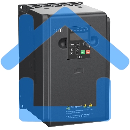 Преобразователь частоты A150 380В 3ф 7.5кВт 17А встроенный торм. модуль IEK ONI A150-33-75NT-2