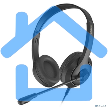 Наушники с микрофоном A4Tech Fstyler FH100 черный 2м-1