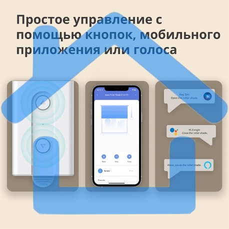 Мотор для руллоных штор Aqara Roller Shade Driver E1 (RSD-M01)-31