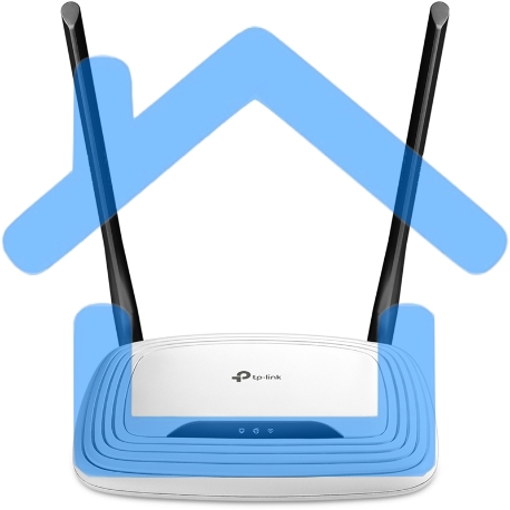 Маршрутизатор беспроводной TP-Link TL-WR841N 10/100BASE-TX-8