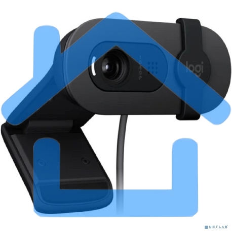 Веб-камера Logitech Webcam Brio 100, 1920x1080, GRAPHITE, защитная шторка, 960-001585-3