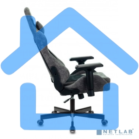 Кресло игровое Бюрократ VIKING 7 KNIGHT B FABRIC черный текстиль/эко.кожа крестовина металл/пластик-1