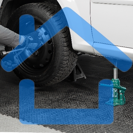 Домкрат гидравлический Сибртех бутылочный, 5т, 180-340мм-11