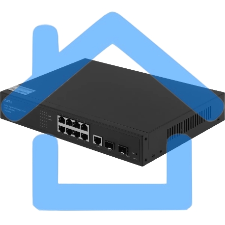 Коммутатор Cudy GS2008S2 (L2) 8x1Гбит/с 2SFP управляемый-3