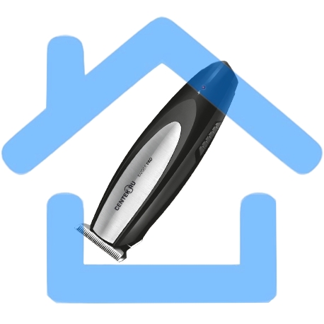 Машинка для стрижки Centek CT-2134 (чер/сталь) 3 насадки, USB зарядка, время работы 55 мин