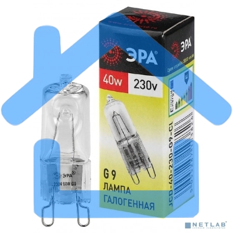 Лампа галогенная ЭРА G9-JCD-40-230V-Cl(100/1000/35000)-2