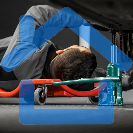 Домкрат гидравлический Сибртех бутылочный, 5т, 180-340мм