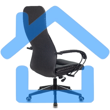 Кресло руководителя Бюрократ CH-608/ECO черный, искусственная кожа, крестовина пластик-6