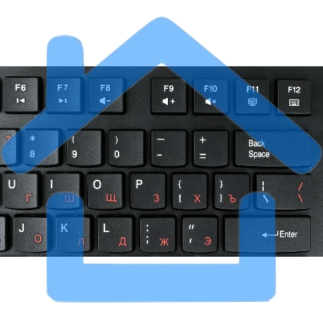 Комплект клавиатура+мышь проводные Gembird KBS-9050, черный,104кл, 3кн., каб.1.5м-5