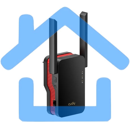 Повторитель беспроводного сигнала Cudy RE3000 AX3000 Wi-Fi черный-9