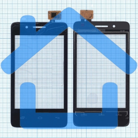 Сенсорное стекло (тачскрин) для Fly IQ436i ERA Nano 9, черное-4