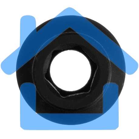 Головка ударная шестигранная, 10 мм, 1/2