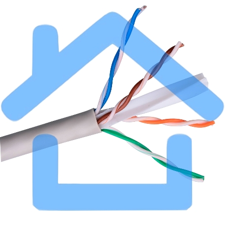 Кабель Exegate EX186134RUS UTP 4 пары кат.6 Exegate CCA, 305м pullbox, серый