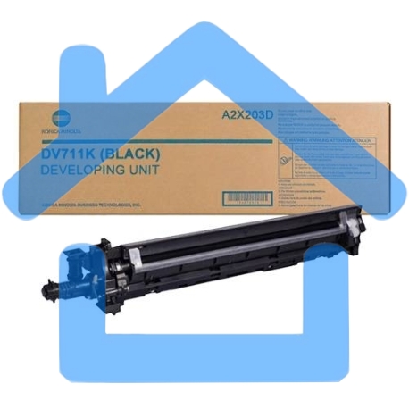 Блок проявки Konica-Minolta bizhub C654/754/Pro C754 черный DV-711K-1