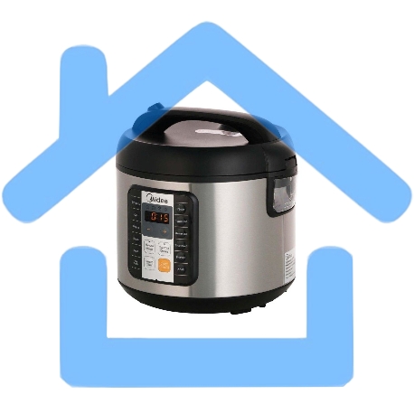 Мультиварка Midea MPC-6032 Мощность 850 Вт, Емкость чаши 5 литров, 11 автоматических программ, Режим МУЛЬТИПОВАР, автоподогрев, Сенсорное управление, Таймер на 24 часа, Съемная чаша, Книга на 80 рецептов в подарок, Набор принадлежностей в комплект-9