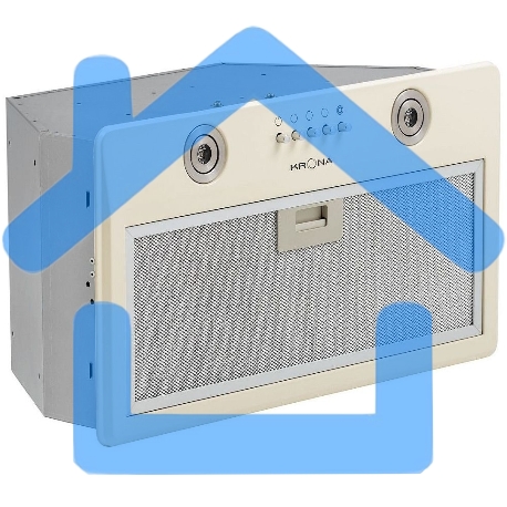 Вытяжка встраиваемая KRONA Runa 600 PB слоновая кость, 60 см, 845 куб. м/ч, 53 дБ-19