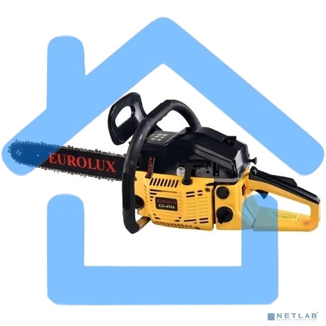 Бензопила EUROLUX GS-45161800Вт (2.45л.с.) 45см3 бак 0.55л шина 40см шаг цепи 1.5'' 72звена-7