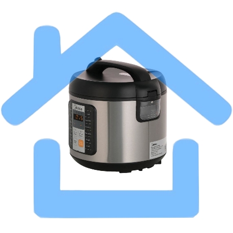 Мультиварка Midea MPC-6032 Мощность 850 Вт, Емкость чаши 5 литров, 11 автоматических программ, Режим МУЛЬТИПОВАР, автоподогрев, Сенсорное управление, Таймер на 24 часа, Съемная чаша, Книга на 80 рецептов в подарок, Набор принадлежностей в комплект-6