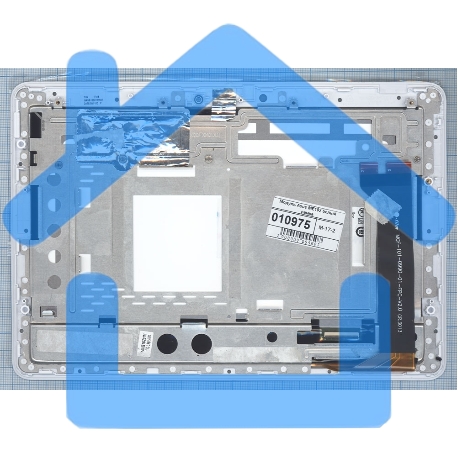 Модуль (матрица + тачскрин) для Asus MeMO Pad 10 (ME102A) белый с рамкой