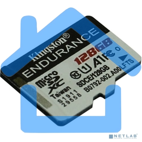 Флеш карта microSD 128Gb Kingston microSDНC Class 10 A1 UHS-I Endurance 95R/45W Card Only-1