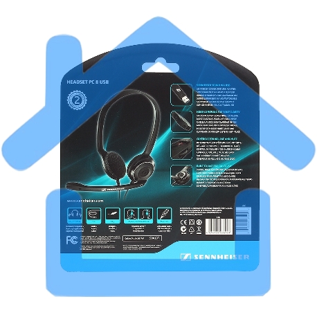 Гарнитура EPOS / Sennheiser Headset PC 8, Stereo, USB, 1000432/504197-11