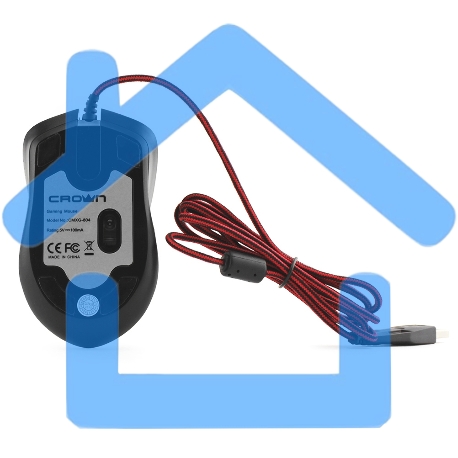 Мышь проводная Crown Gaming CMXG-804 черный, 2000 dpi, USB, кнопки - 9-2