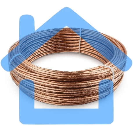 Акустический кабель Cablexpert CC-TC2x1,0-20M, прозрачный,  20 м, бухта-1