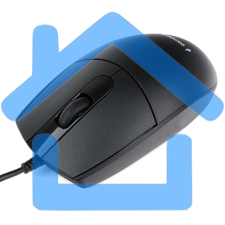 Комплект клавиатура+мышь проводные Gembird KBS-9050, черный,104кл, 3кн., каб.1.5м-6