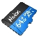 Флеш карта microSDHC 64Gb Netac P500 <NT02P500STN-064G-R> (с SD адаптером) 80Mb/s