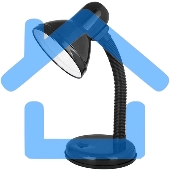 Светильник UF-301 С02 настол. 230В 60Вт черный Ultraflash 12356